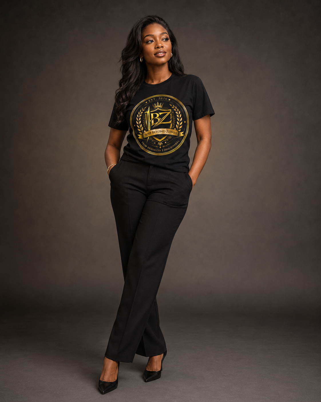 JBZ Royal Crest Graphic T-Shirt – Just Beyond Zones Streetwear