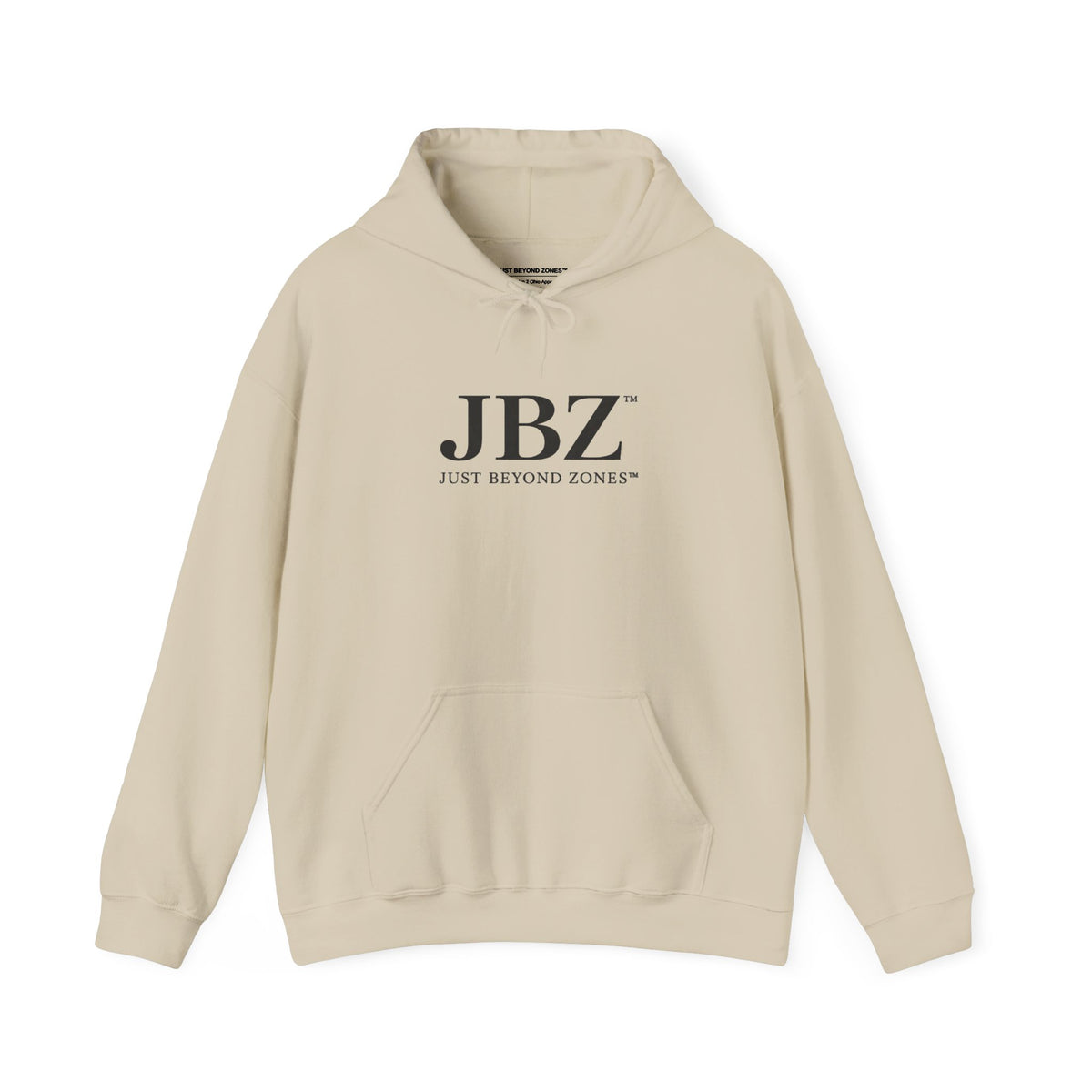 JBZ Just Beyond Zones Unisex Hoodie – Minimalist Streetwear Pullover Sweatshirt
