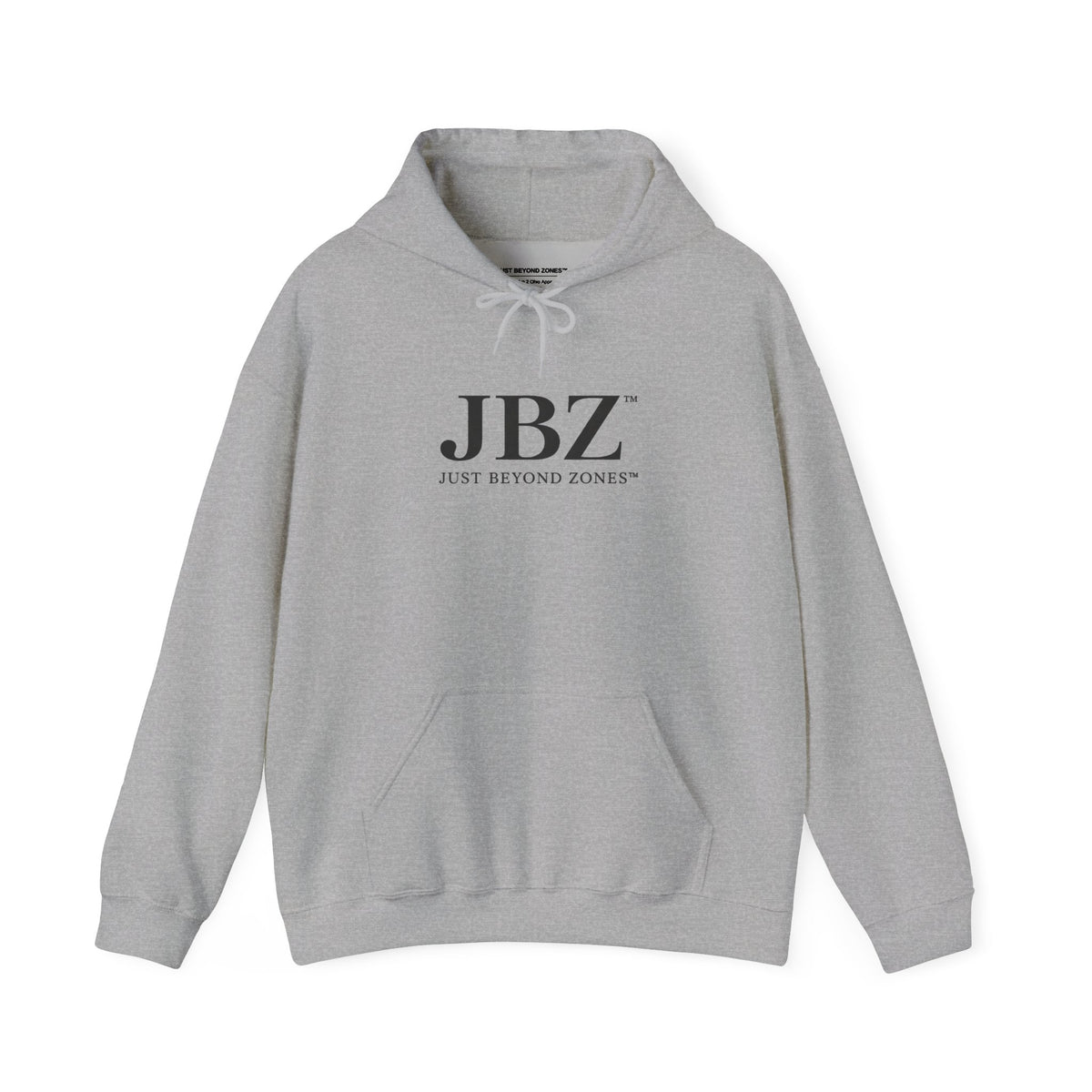 JBZ Just Beyond Zones Unisex Hoodie – Minimalist Streetwear Pullover Sweatshirt