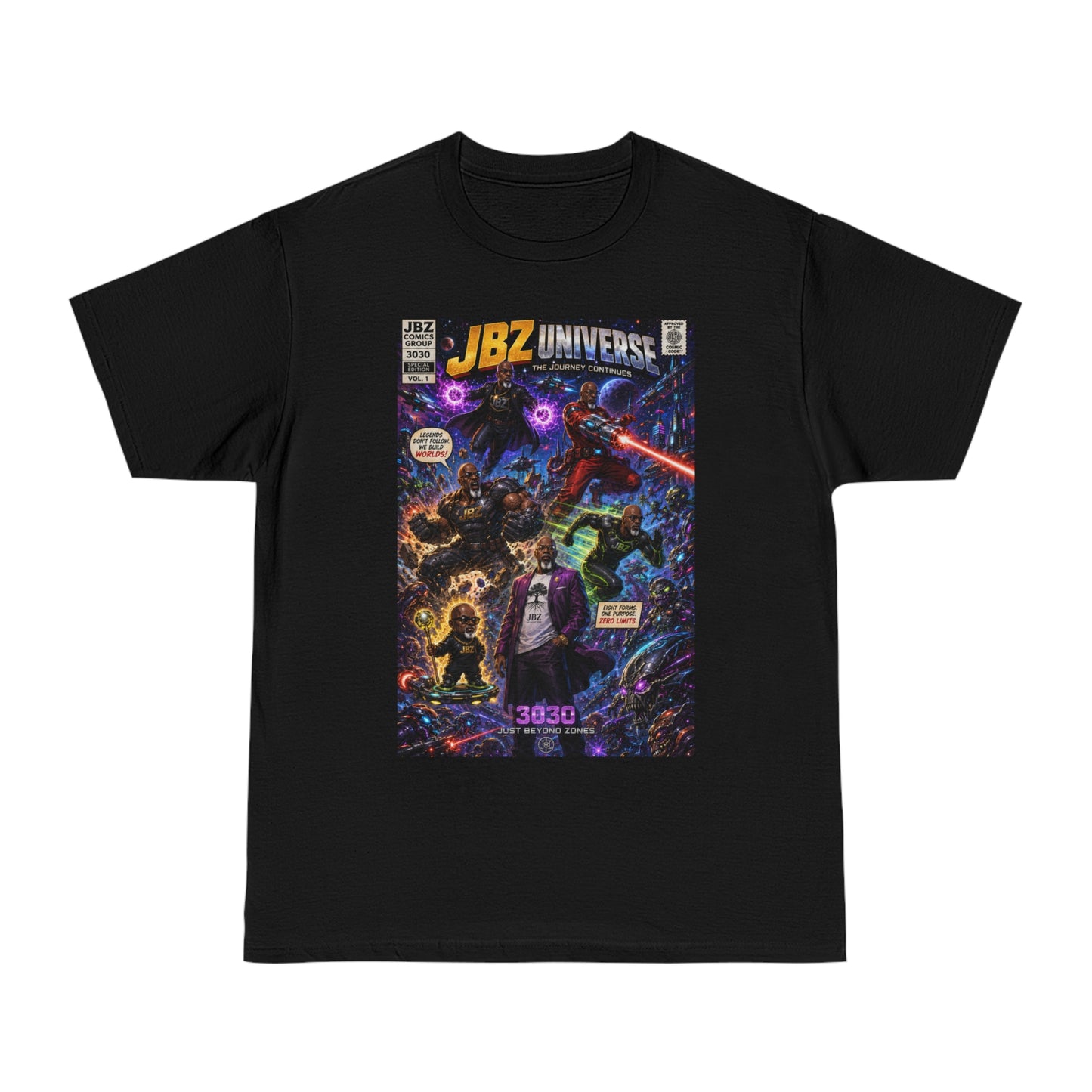 JBZ Universe 3030™ Heavyweight Graphic Streetwear T-Shirt | Brooklyn 2 Ohio Apparel