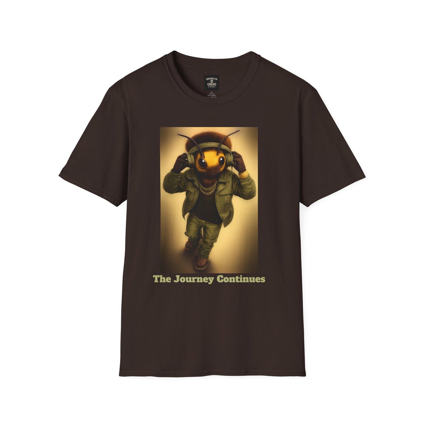 JBZ Guardian Bee “The Journey Continues” Graphic T-Shirt | Brooklyn 2 Ohio Apparel