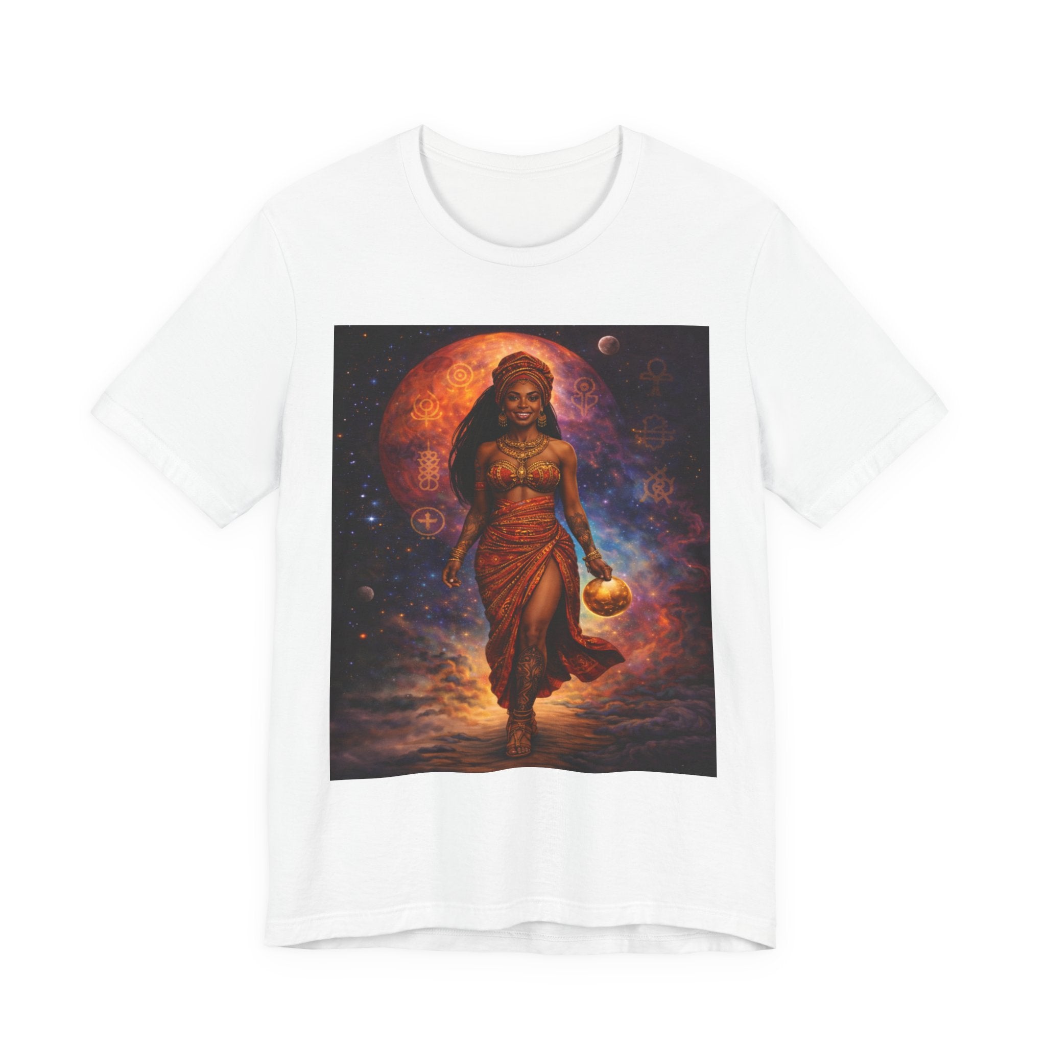 Cosmic Goddess in Radiant Glory Tee