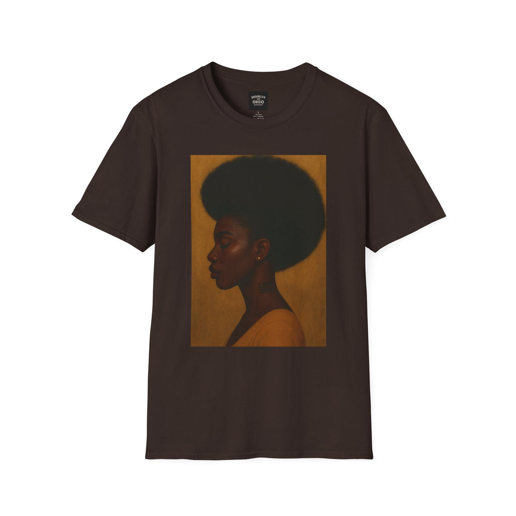 Love in Silence Afro Art Graphic Tee