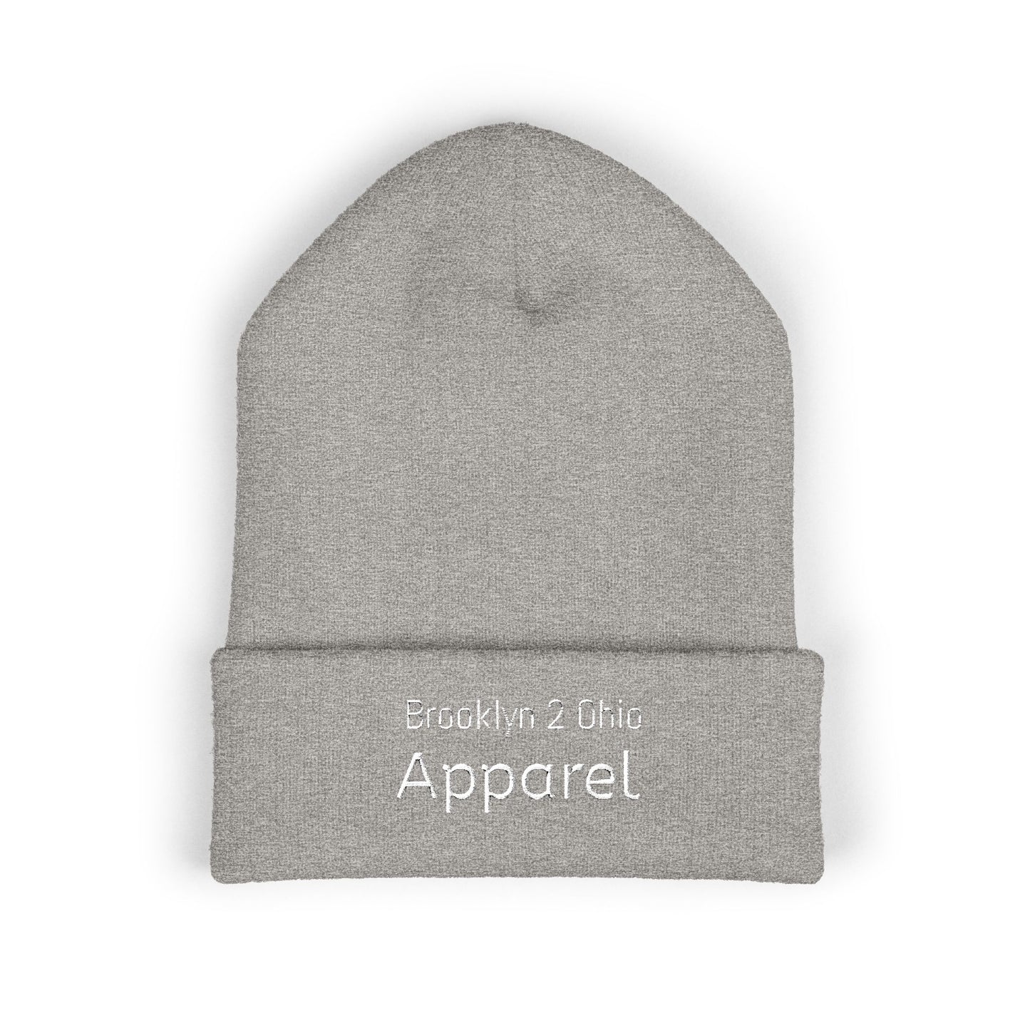 Brooklyn 2 Ohio Cuffed Beanie – Embroidered Unisex Winter Hat