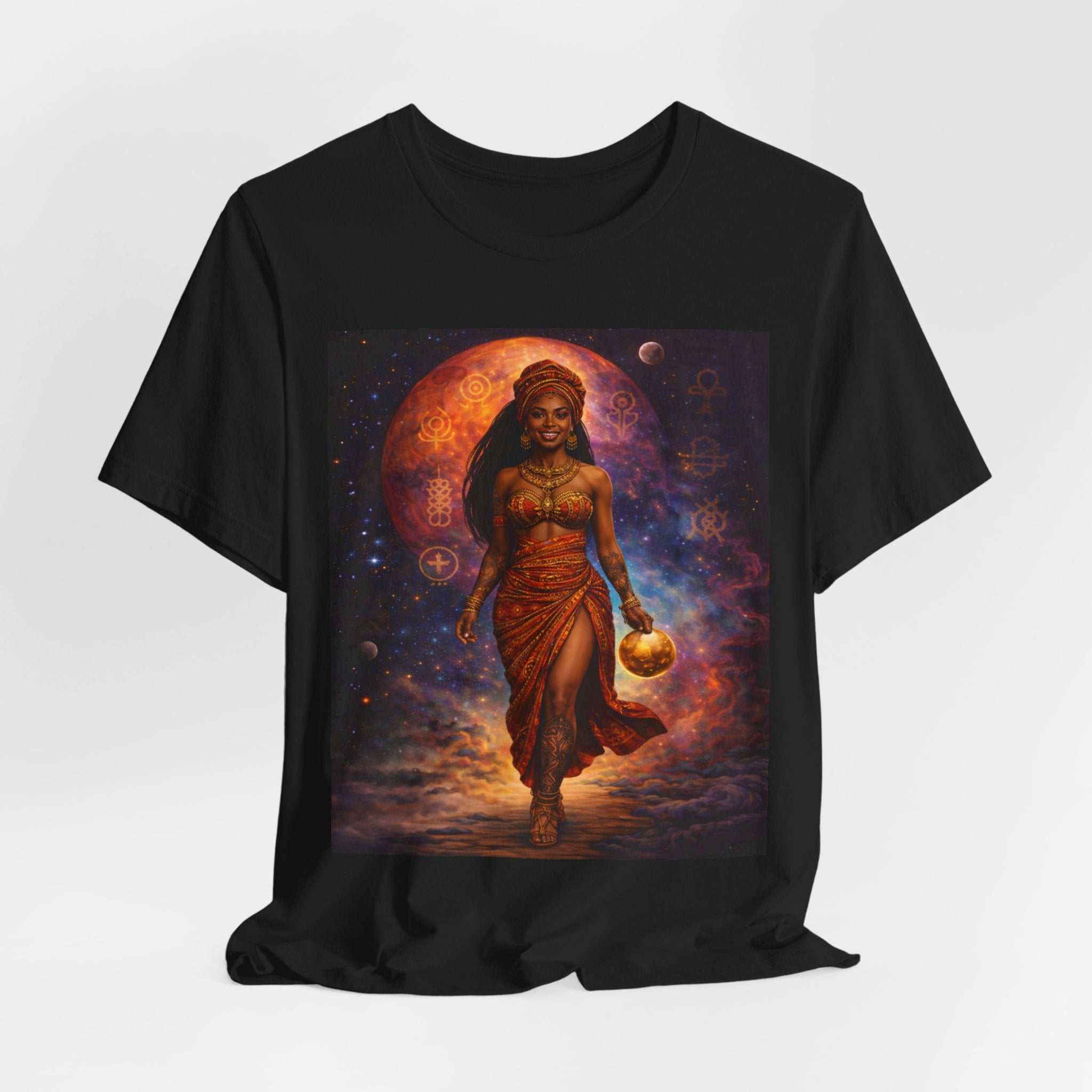Cosmic Goddess in Radiant Glory Tee