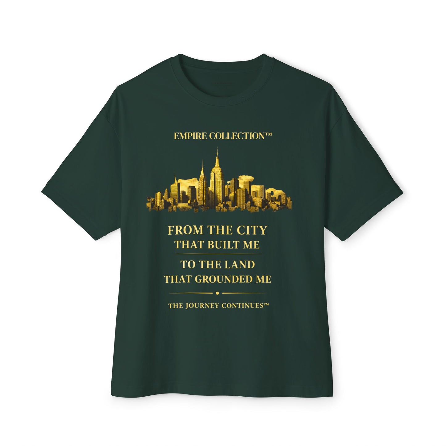 JBZ™ Empire Collection Oversized Tee | Luxury Streetwear Heritage Edition