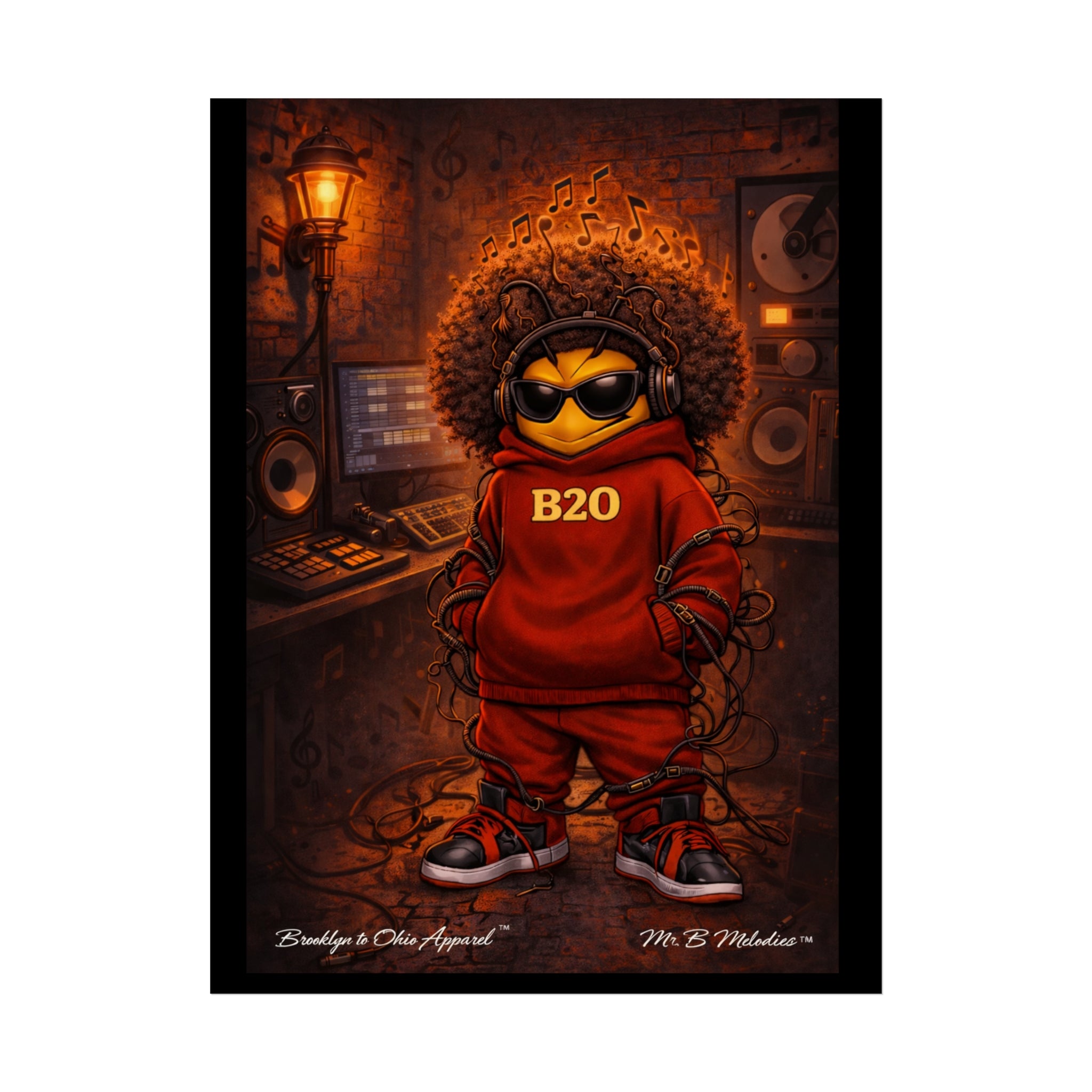 B2O Studio Vibes – Fine Art Poster Print