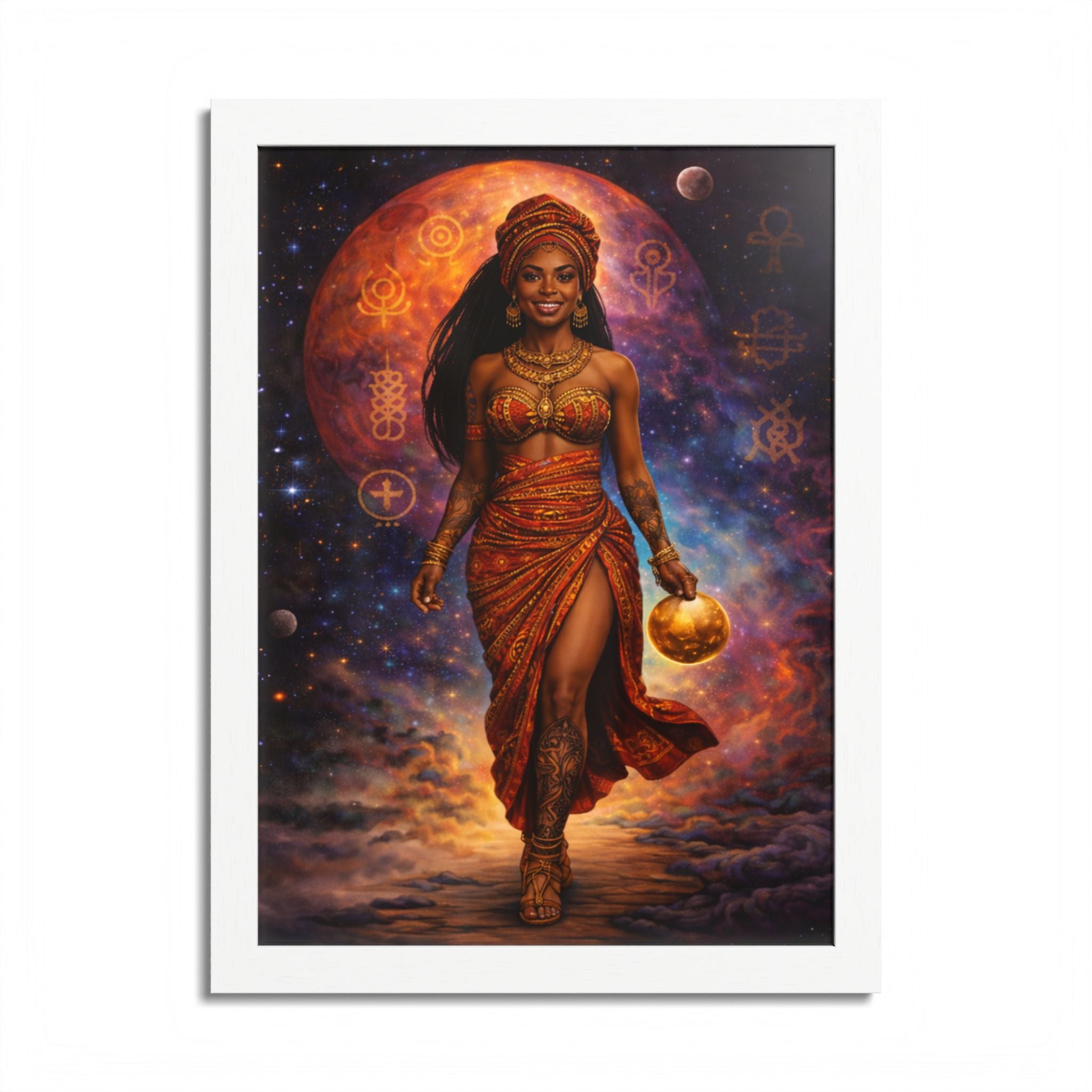 Cosmic Goddess in Radiant Glory