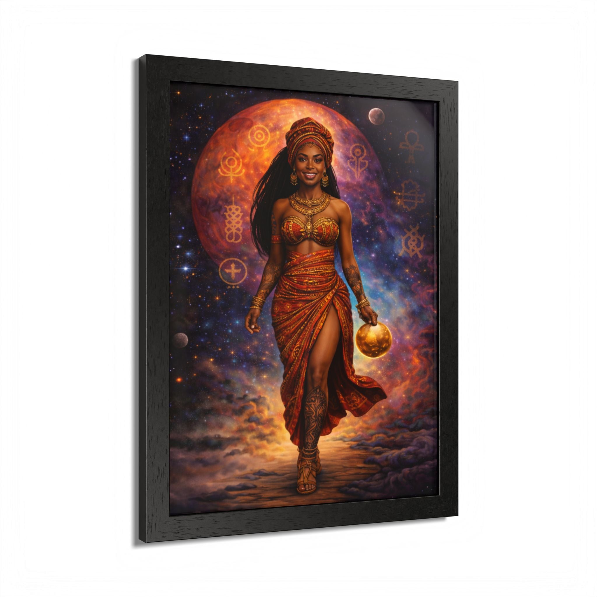 Cosmic Goddess in Radiant Glory