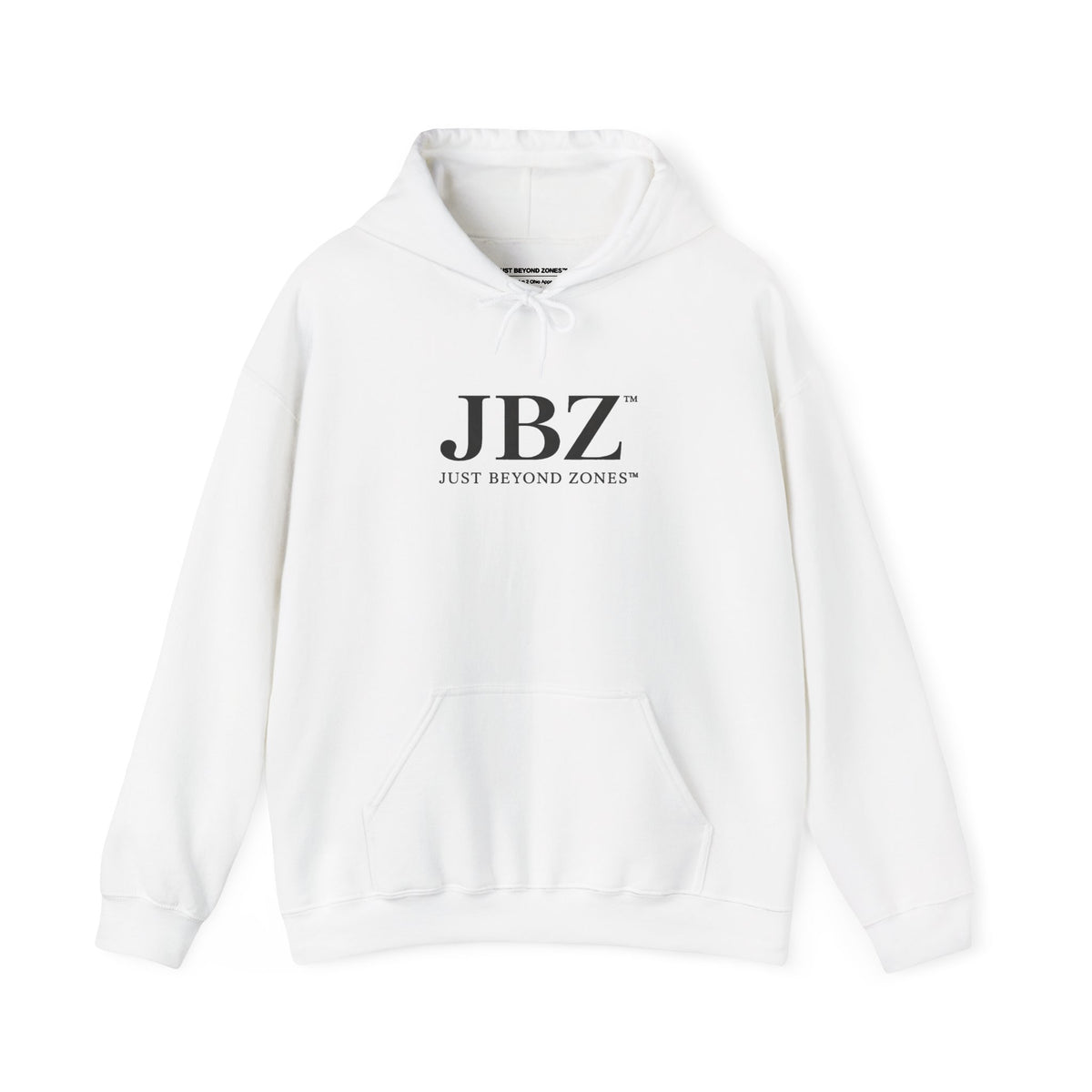 JBZ Just Beyond Zones Unisex Hoodie – Minimalist Streetwear Pullover Sweatshirt