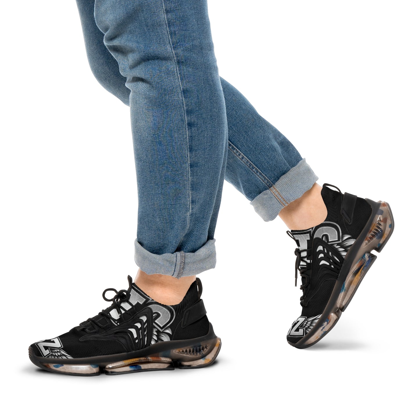 JBZ™ Split Velocity Sneakers | Black & White Streetwear Edition