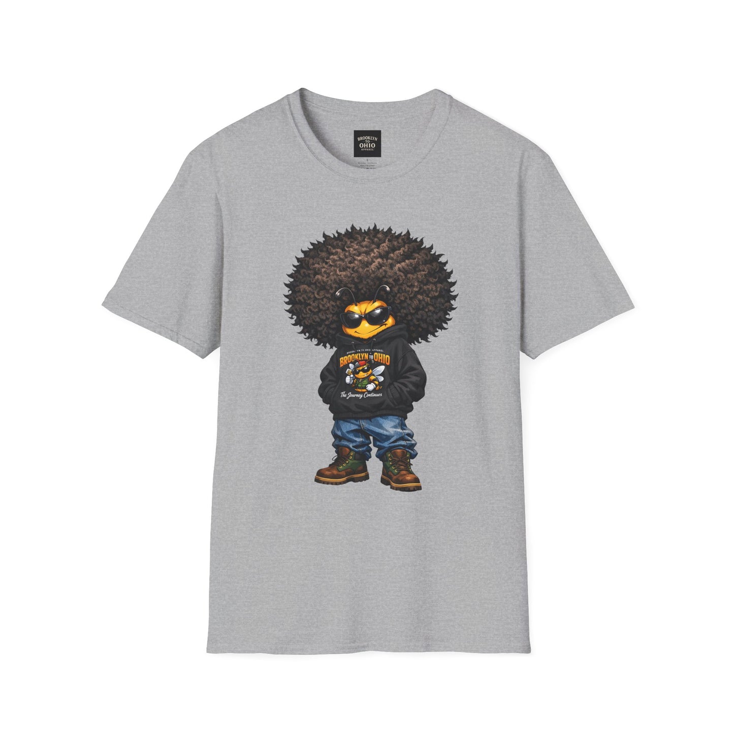 JBZ Guardian Bee Heritage Graphic T-Shirt | Brooklyn 2 Ohio Apparel