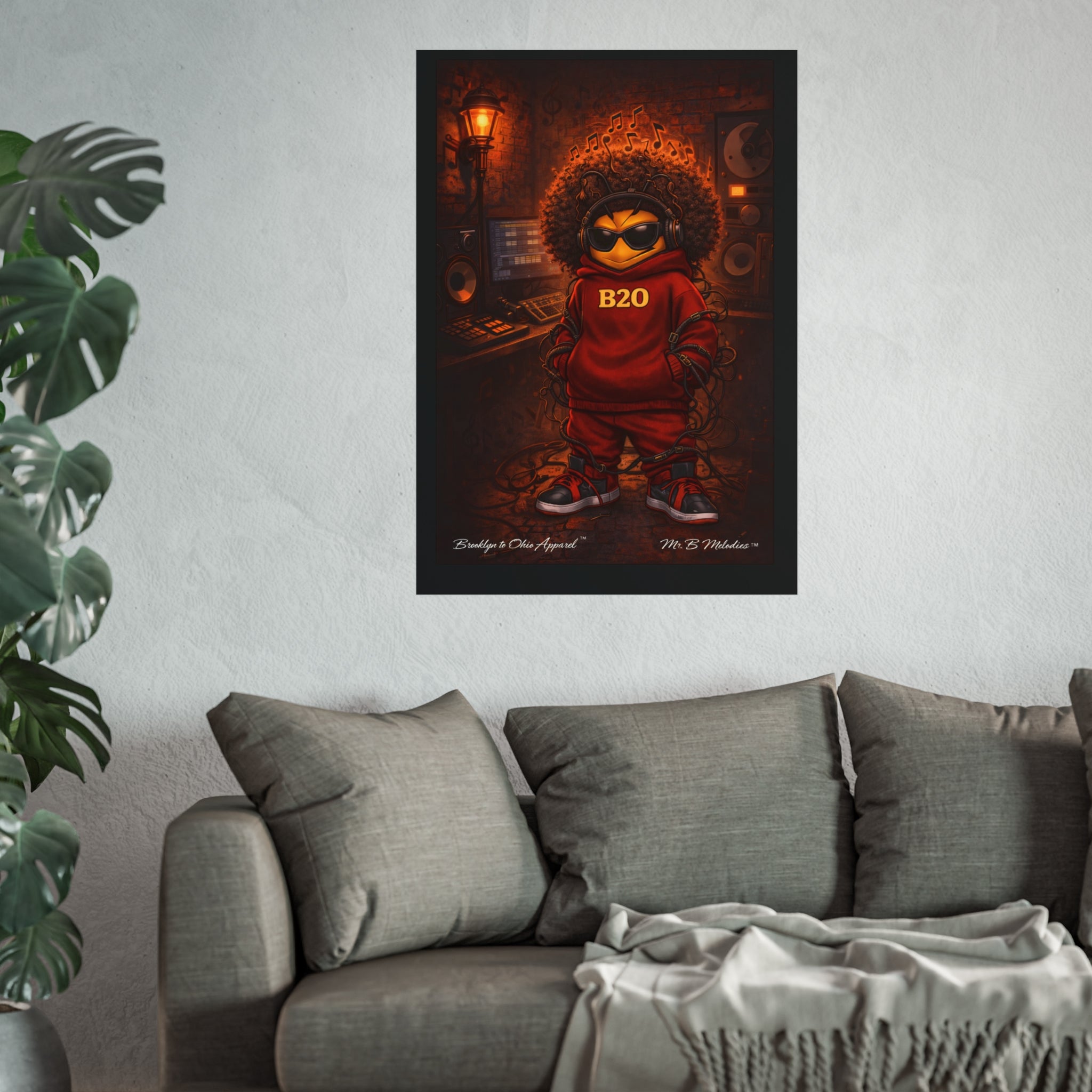 B2O Studio Vibes – Fine Art Poster Print