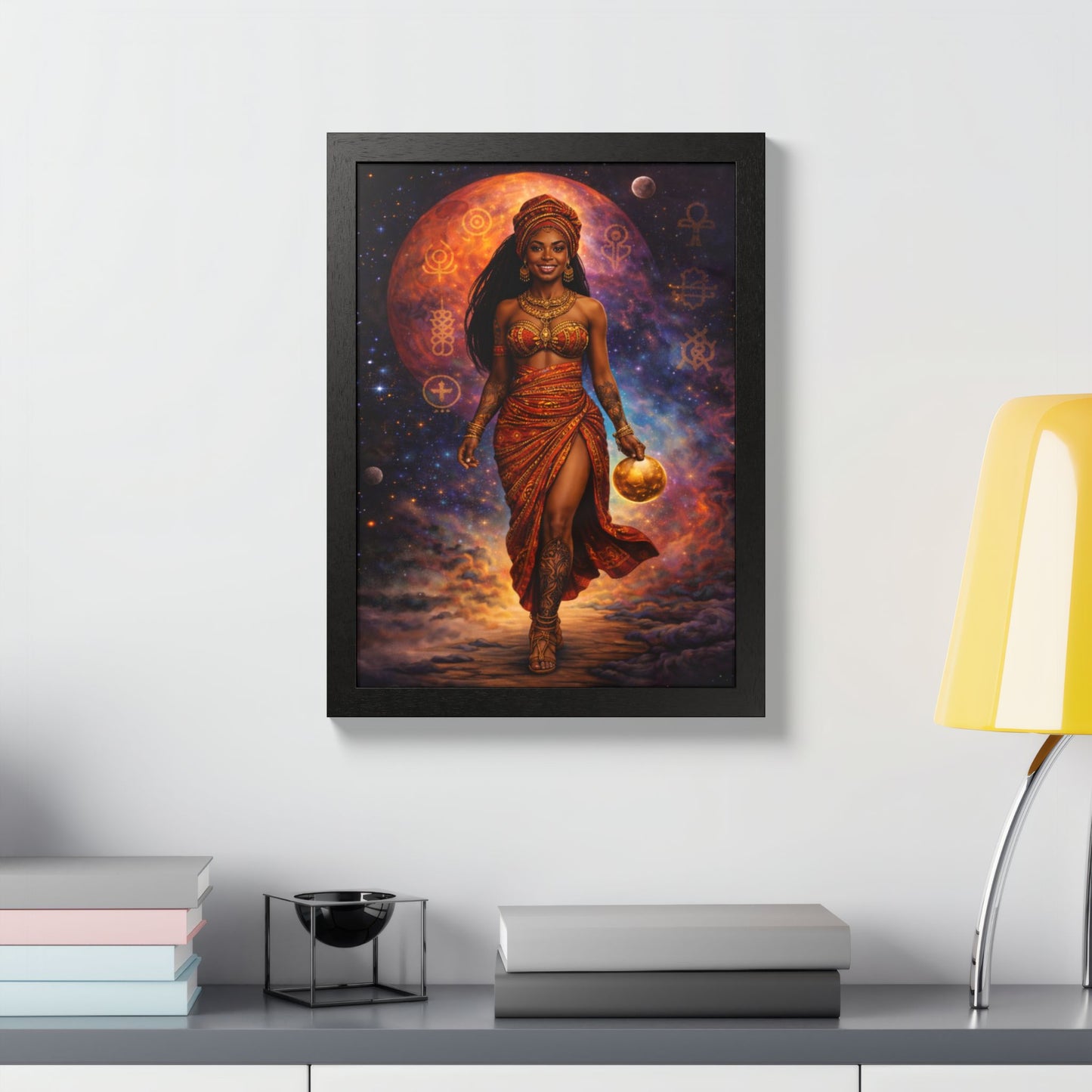 Cosmic Goddess in Radiant Glory