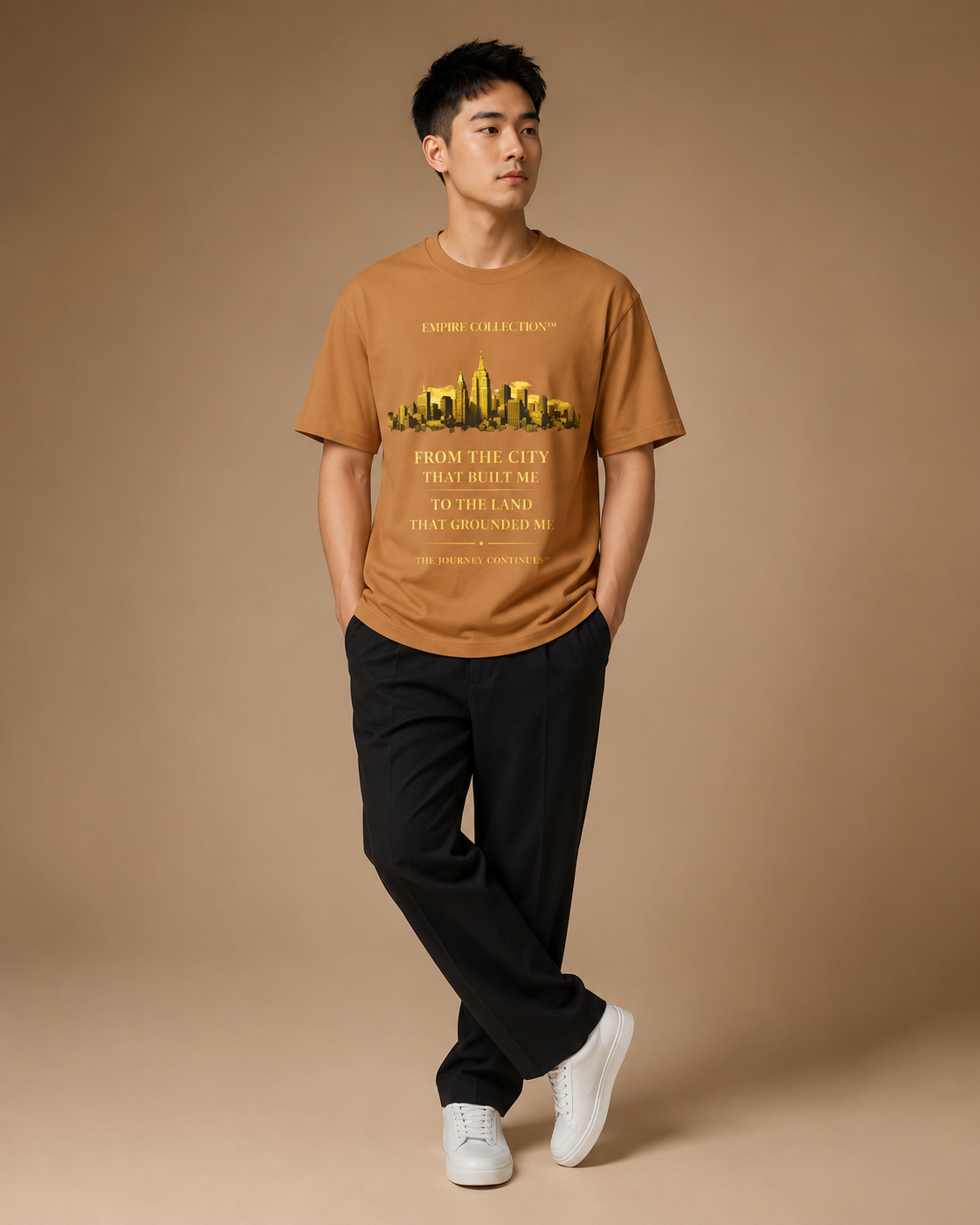 JBZ™ Empire Collection Oversized Tee | Luxury Streetwear Heritage Edition